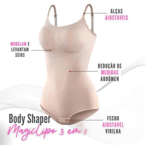 BodyShaper MagicLipo 3 em 1 - Loja Ofertazzi