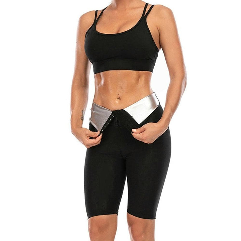 Bermuda Legging Efeito Sauna Shaper Modeladora Emagrecimento Queima Gordura - Loja Ofertazzi