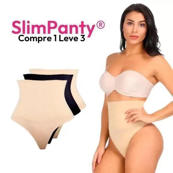 SlimPanty® - Calcinha Afina Cintura Comprime Abdômen (Kit 3 Unidades) - Loja Ofertazzi